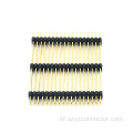 2.0mm 핀 헤더 이중 행 스트레이트 블랙